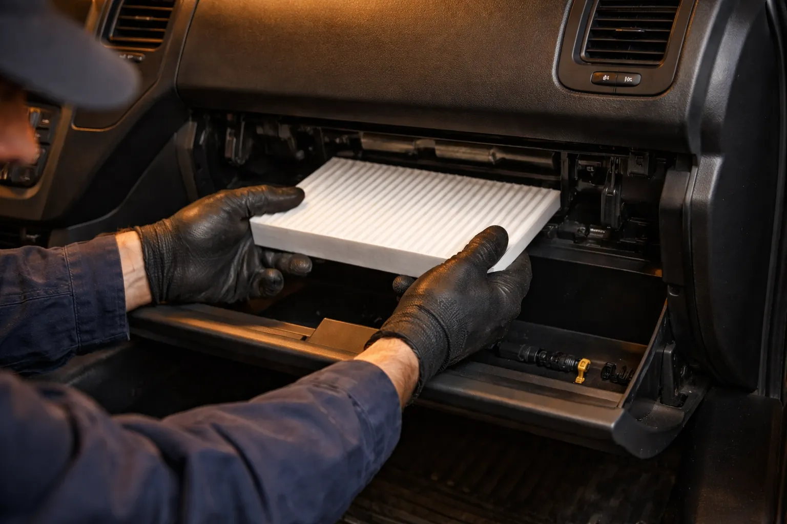 Changement de filtre habitacle chez Ali-Ka Etterbeek