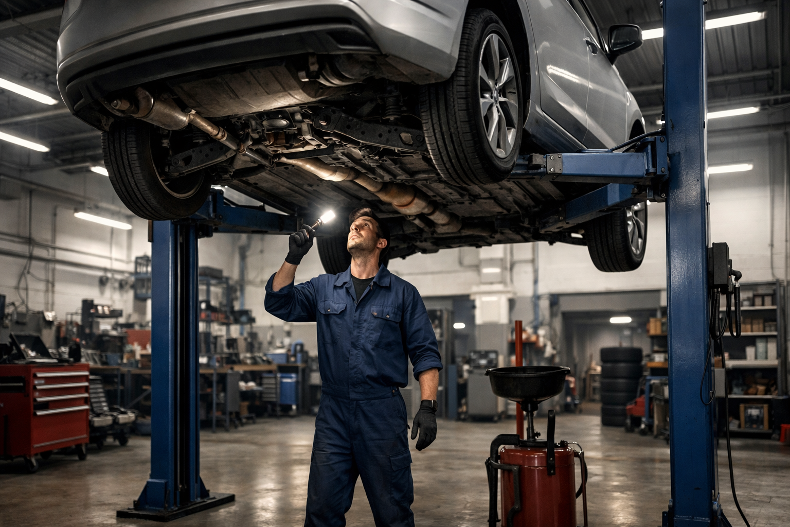 Préparation au contrôle technique chez Ali-Ka à Etterbeek